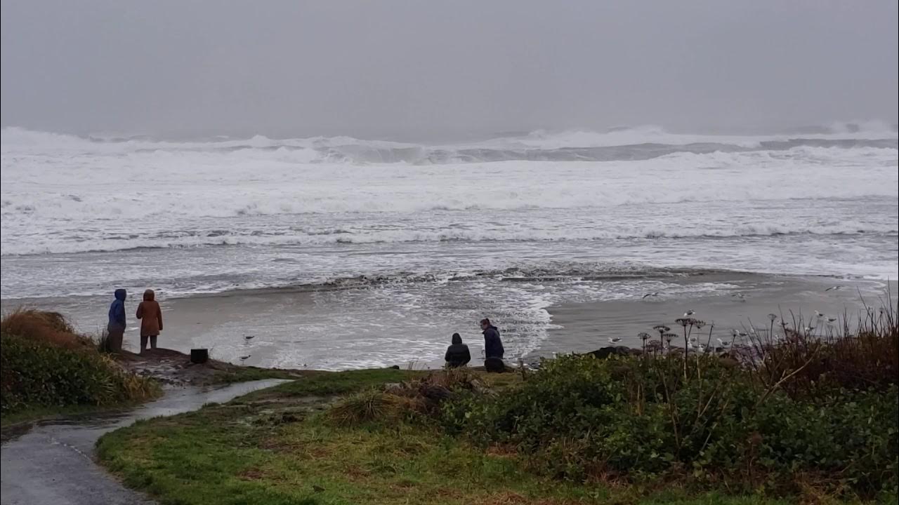 King Tide Lincoln City Oregon 1.2.21 YouTube