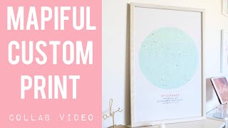 MAPIFUL CUSTOM PRINT FOR MY WORKSPACE | COLLAB VIDEO