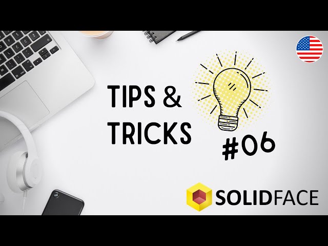 SolidFace Tips - Creating a 2D Axis