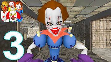 Clown Hospital. Neighbor Escape 3D Level 1 Gameplay Part 3 (IOS/Android)