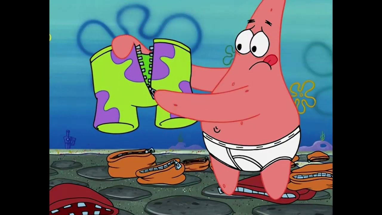 Patrick Looking for the Chocolate in his Pants for 10 Hours - YouTube.