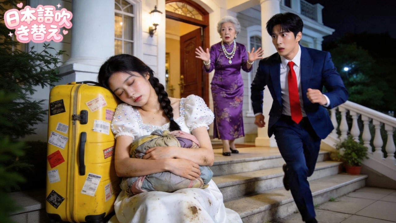 A girl has been evicted from her house! I walked 10 kilometers and slept in front of the mansion gate. However, they are taken back by the CEO, and they are doted on! love! #ショートドラマ #短編ドラマ #drama #ceo