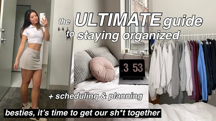 THE ULTIMATE GUIDE TO STAYING ORGANIZED ♡ (how to schedule and plan) | *GETTING MY LIFE TOGETHER*