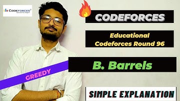 B. Barrels | Educational Codeforces Round 96 | CODEFORCES