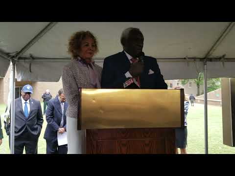 Walter Bailey's remarks after 201 Poplar named in his honor