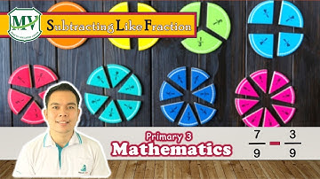 Subtracting Like Fraction Mathematics P.3