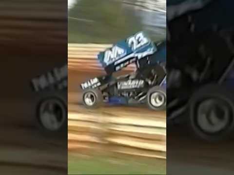 Devon Borden sliding through turns 1 and 2 at Selinsgrove Speedway: Shot on VHS-C 🎥🎞