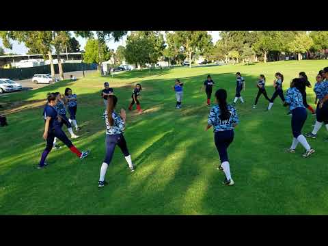 Westside Softball - Stretch warm up