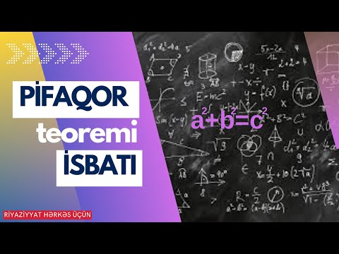 Pifaqor teoremi və isbatı