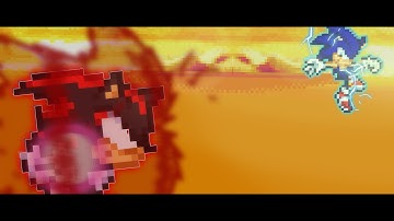Sonic Vs Shadow: One Last Rematch | Short Sprite Animation | Stick Nodes