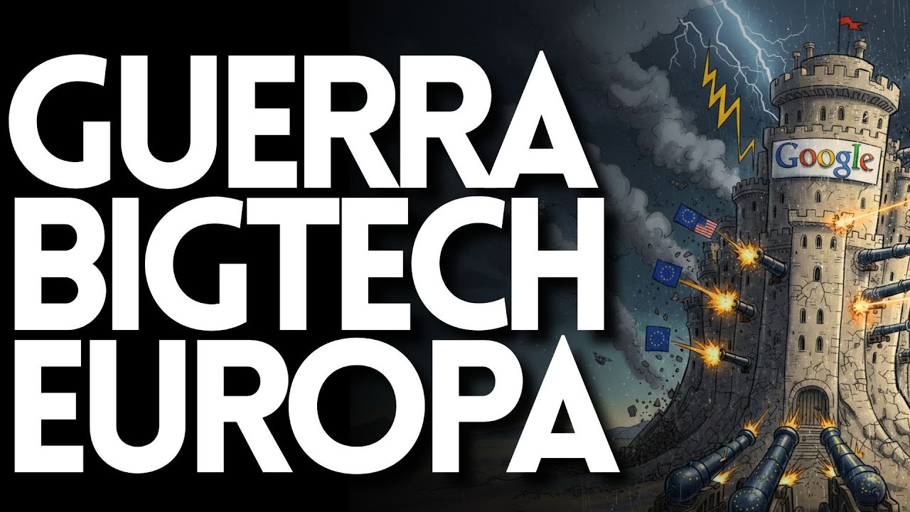Copertina del video: 3 MILIARDI A GOOGLE: L'Europa dichiara guerra agli USA sulle BigTech