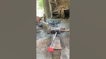 “Old School Blacksmithing That Modern Machines Can’t Beat!”#Forging #Blacksmith #HotSteel #handmade