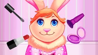 Bunny Burrow Playtime Kids Game - Fun Makeup,Dress Up and Take Care of