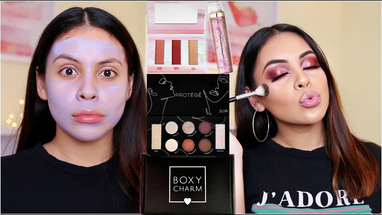 DECEMBER BOXYCHARM 2018: SMOKEY EYES & GLOSSY LIPS + MY NEW HAIR!!! | JuicyJas