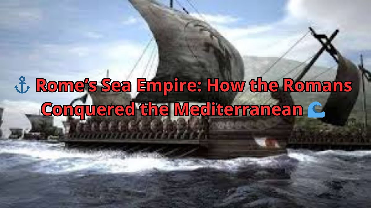 ⚓ Морская империя Рима: как римляне завоевали Средиземноморье 🌊