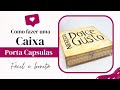 Como fazer uma caixa porta cápsulas fácil e bonita!