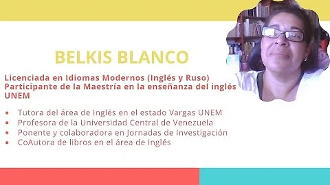 Prof. Belkis Blanco