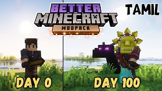 I Survived 100 Days in Better Minecraft Modpack! and Here’s What Happened | CBE_Ghoul[Tamil]
