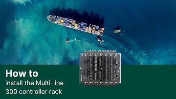 Installing the Multi-line 300 controller rack