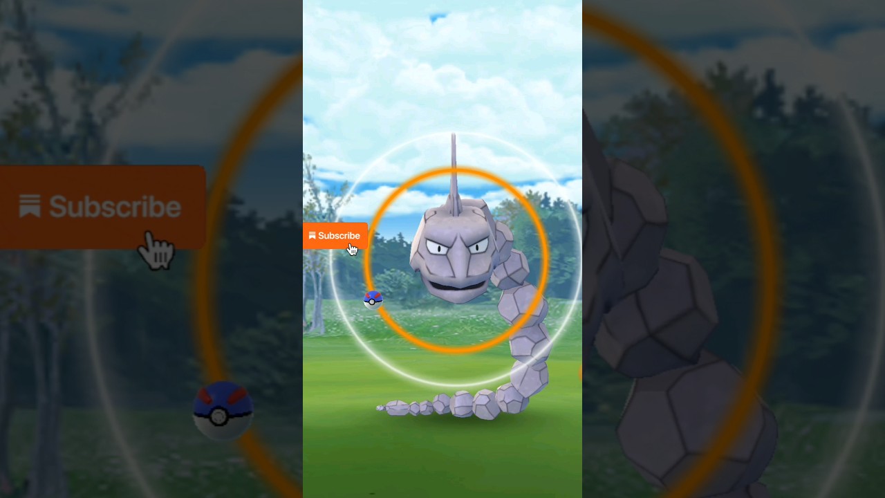 I Caught Wild Pokemon Onix In Pokemon Go 