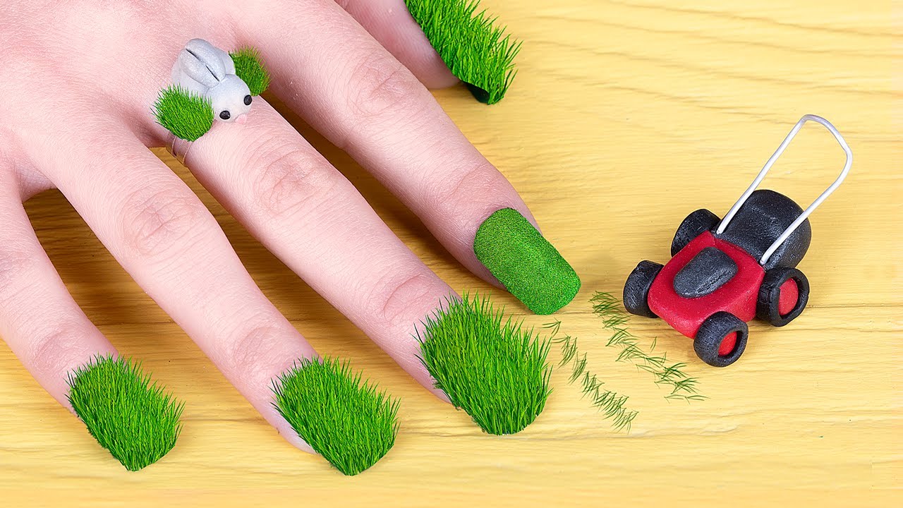 ⁣11 Außergewöhnliche Hacks - Frühlings Nail Art Ideen