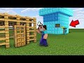 КТО КРУЧЕ ПОСТРОИТ ДОМ В МАЙНКРАФТ НУБ ИЛИ ПРО 100% ТРОЛЛИНГ ЛОВУШКА MINECRAFT