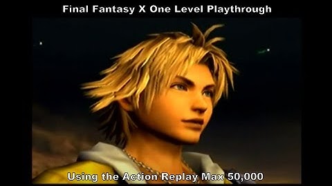 Final Fantasy X One Level Playthrough using the Ps2 Action Replay Max 50k :D #Playstation #Sony #Ps2
