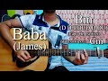 Baba  baba koto din dekhina tomay  james  easy guitar chords lessoncover strumming pattern