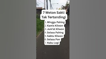 7 weton yang sakti  #ramalanweton #shorts  #subcribe  #viral  #primbonjawa #primbonjawalengkap