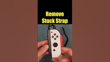 How to Remove a Stuck Wrist Strap on a Nintendo Joy-Con Controller (Backward Joycon Wriststrap)