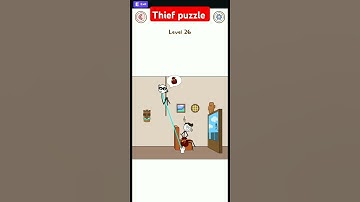 Thief puzzle game level #26 #shorts #viralvideo #shortvideo #viralshorts