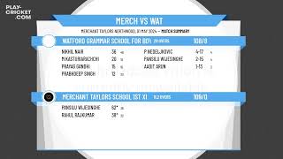 Merchant Taylors School 1st XI v Watford Grammar School for Boys 1st XI
