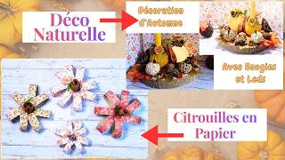 Diy 2 Idées Décoration Dautomne Naturelles Et Pas Cher