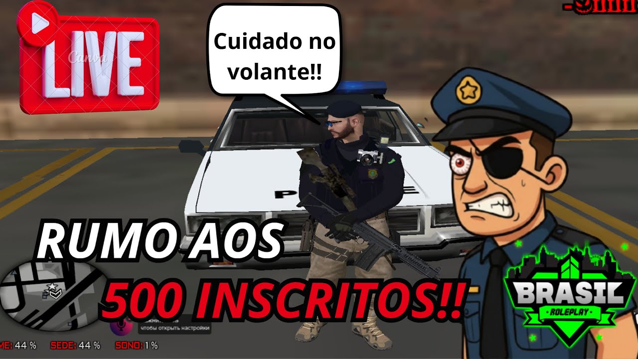 🔴 | PATRULHA DA PRF (BRP1) | PRENDENDO GERAL | LIVE ON!! | 🔴