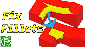 Fusion 360 | Fix Fillets (Surfacing)