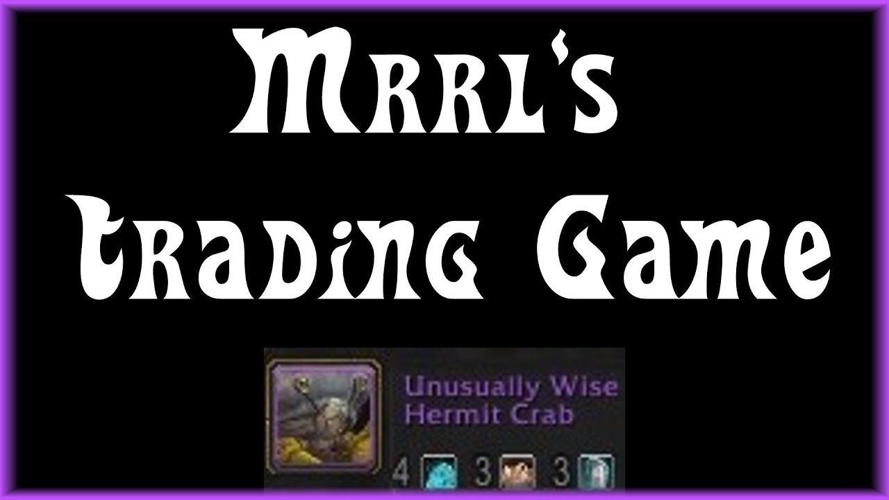 WoW BfA 8.2 Mrrl's Trading Game - Unusually Wise Hermit Crab