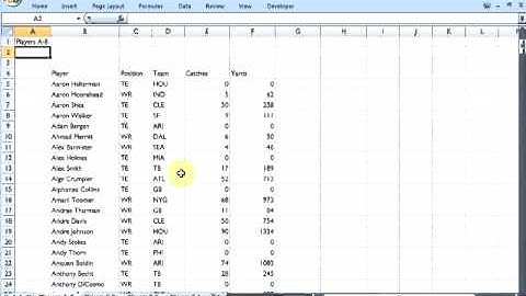 How to record a macro in Excel 2007