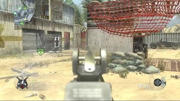 COD Black Ops Search and Destroy on Firing Range Almost Clutched it