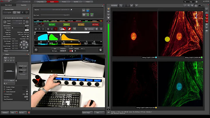 LAS X ImageCompass: Multichannel Configuration