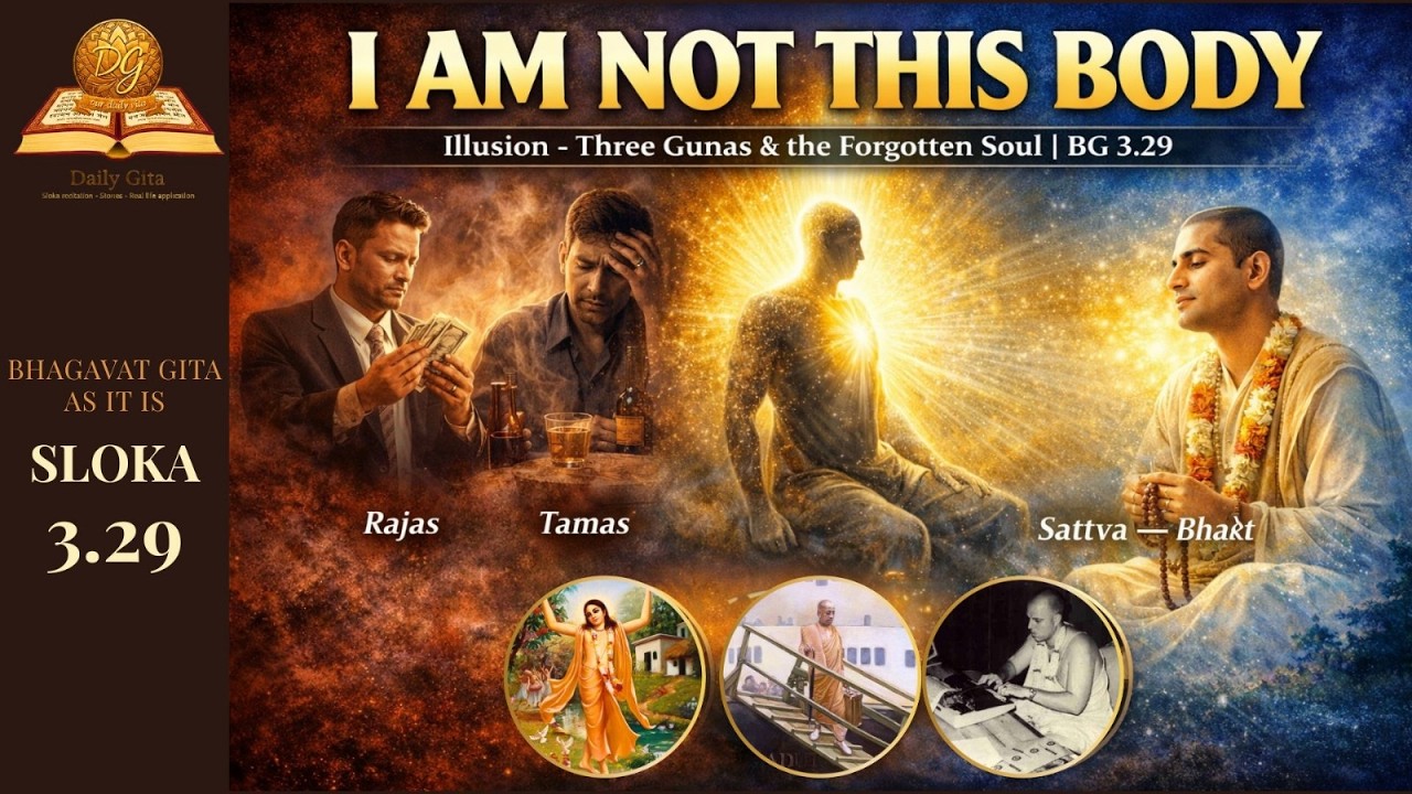 Daily Gita BG (3.29) “Understanding Prakriti: Who Is Really Acting?”