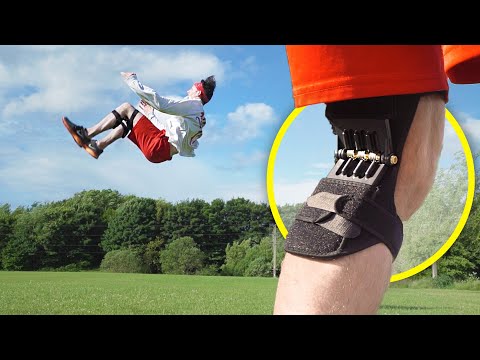 Jump HIGHER with these Spring Loaded Knee Braces!