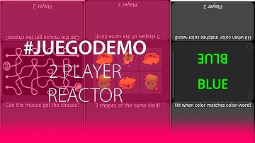 #JuegoDemo: 2 Player Reactor