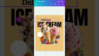 How to ice cream poster design by canva trend #GraphicDesign #CanvaDesign #PosterDesign #LogoDesign