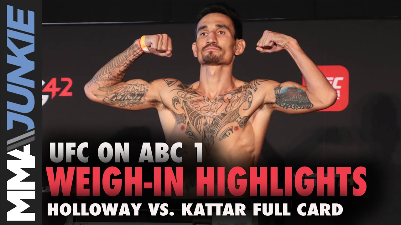UFC on ABC 1 official weigh-in highlights