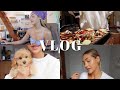 VLOG | Cooking Mini Loaded Pizza, Puppies, GRWM Easy Glowing Skin