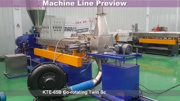 High Rate CaCO3 Filler Extruder, PE PP Filler Masterbatch Extruder