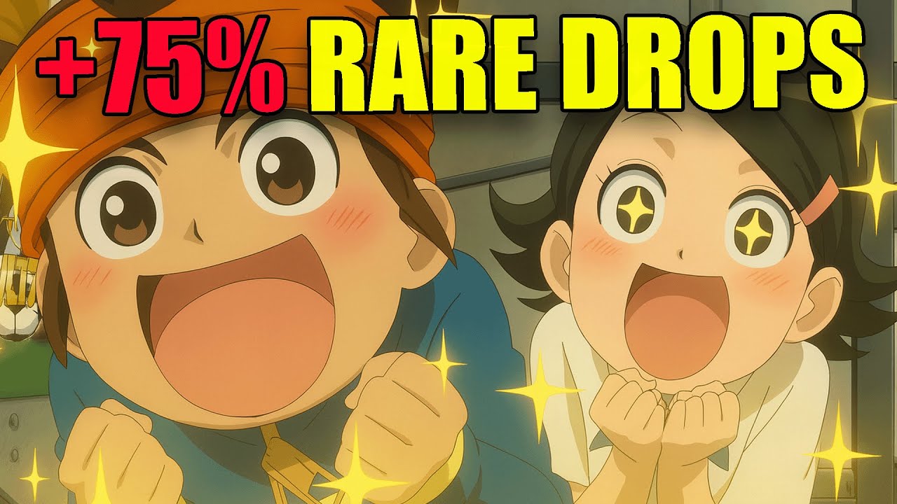 Получайте редкие предметы НАМНОГО быстрее (усиление на 75%) Inazuma Eleven Victory Road