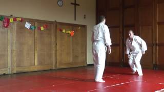 Aikido gradings  6th kyu part 3