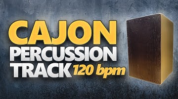 Cajon | Percussion Track | 120 BPM