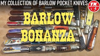 TK's Barlow Bonanza - My Collection of 29 Barlow Pocket Knives